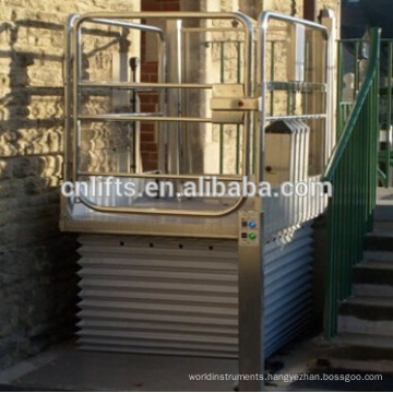 scissor lift platform for wheelchair